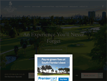 Tablet Screenshot of normandyshoresgolfclub.com